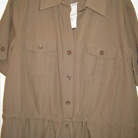 Travel Dress -  Mocha - Light Brown.  Size 16W -  NNW - Picture 2 of 6